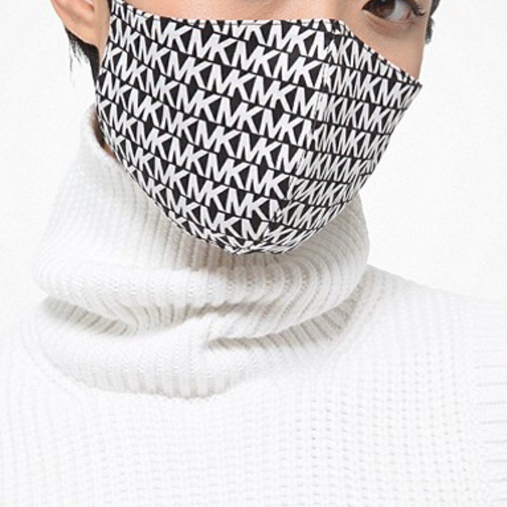 Michael Kors Logo Stretch Cotton Face Mask